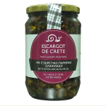 Snail fillets in Cretan olive oil (black label) 640 gr